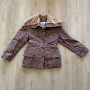 HUSSEIN CHALAYAN AW04/05 Collectible Winter Jacket Women - Size S - Mauve